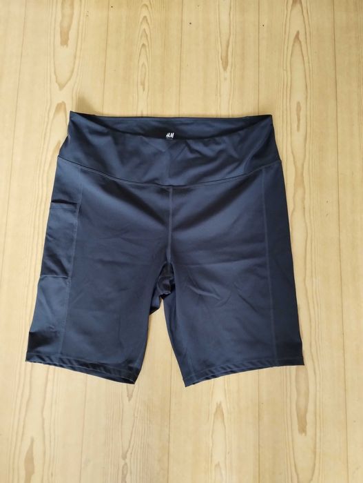 Krótkie czarne leginsy sportowe hm rozmiar xl odbiór osobisty