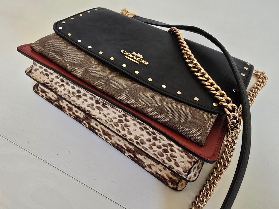 COACH - Mala animal print - usada mas é original