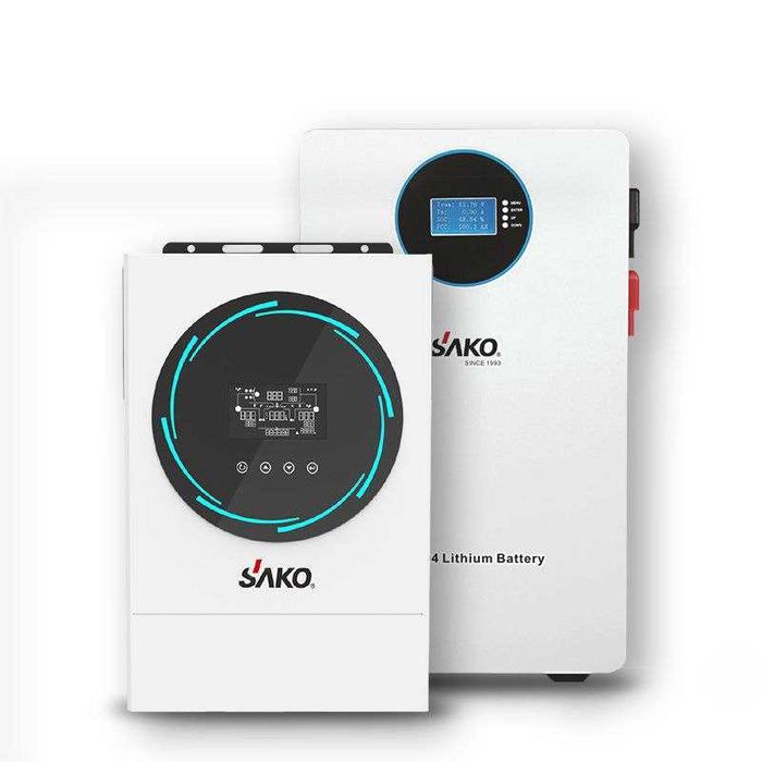 Комплект ИБП, ДБЖ Гибридный инвертор, LiFePo4