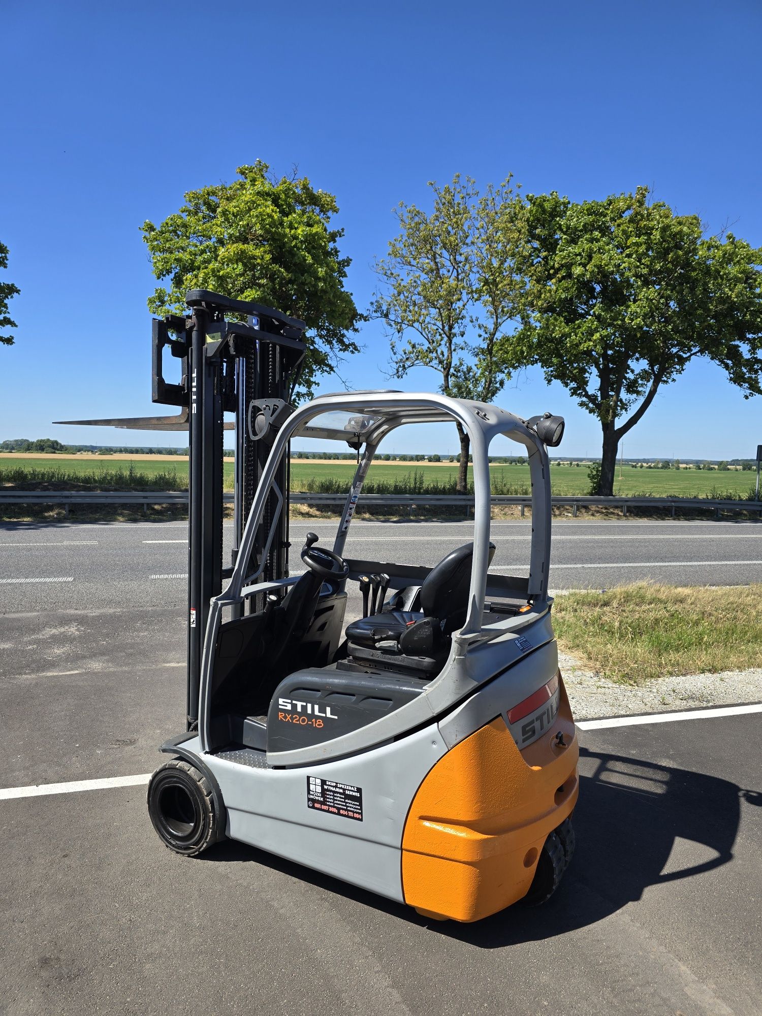 Wózek widłowy elektryczny triplex Still RX20-18 1.8t 6m 2012r widlak