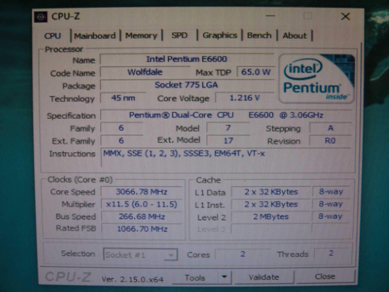 Системный блок  Dual-Core E6600