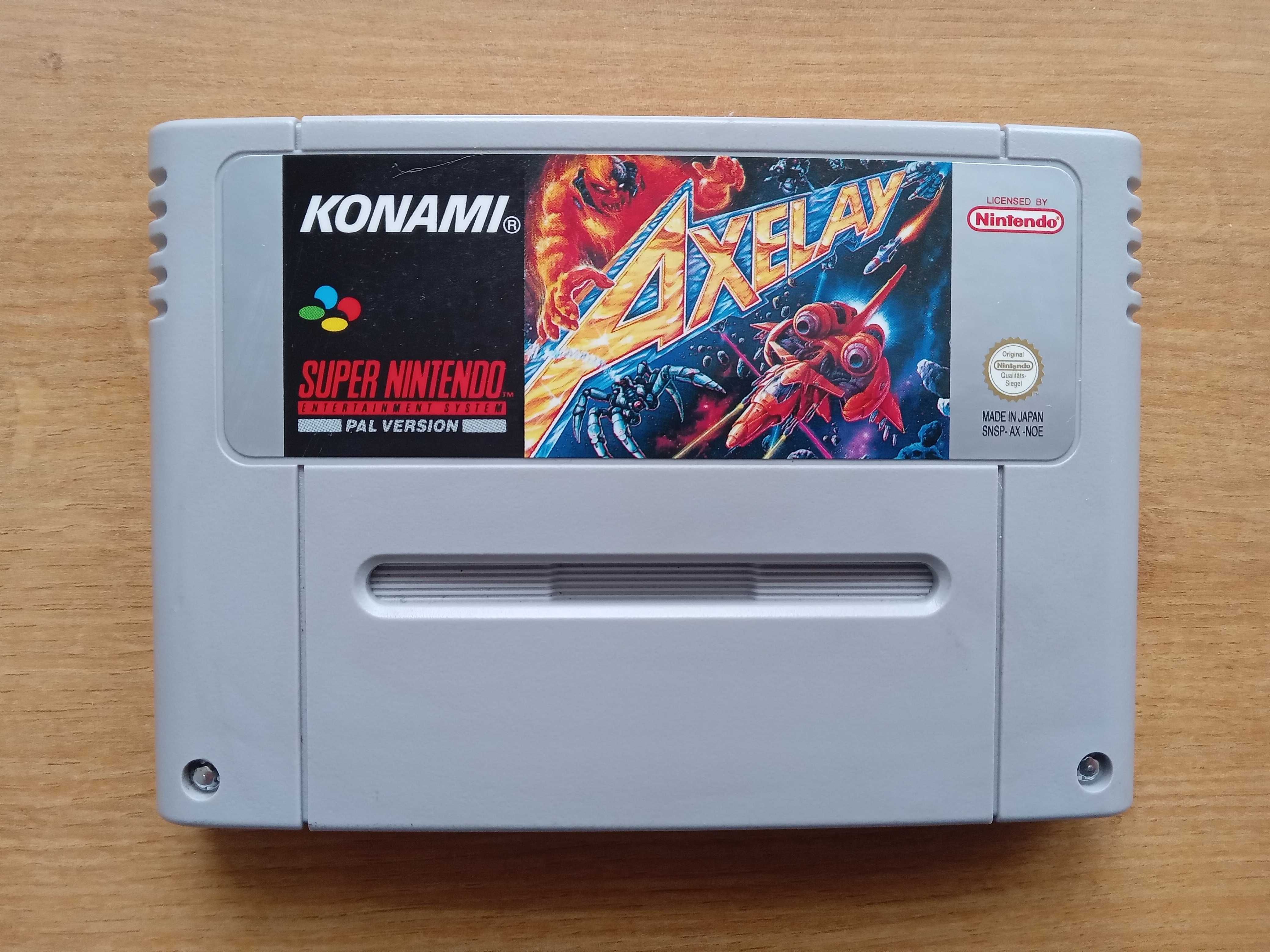 Gra SNES - Axelay - PAL - BOX