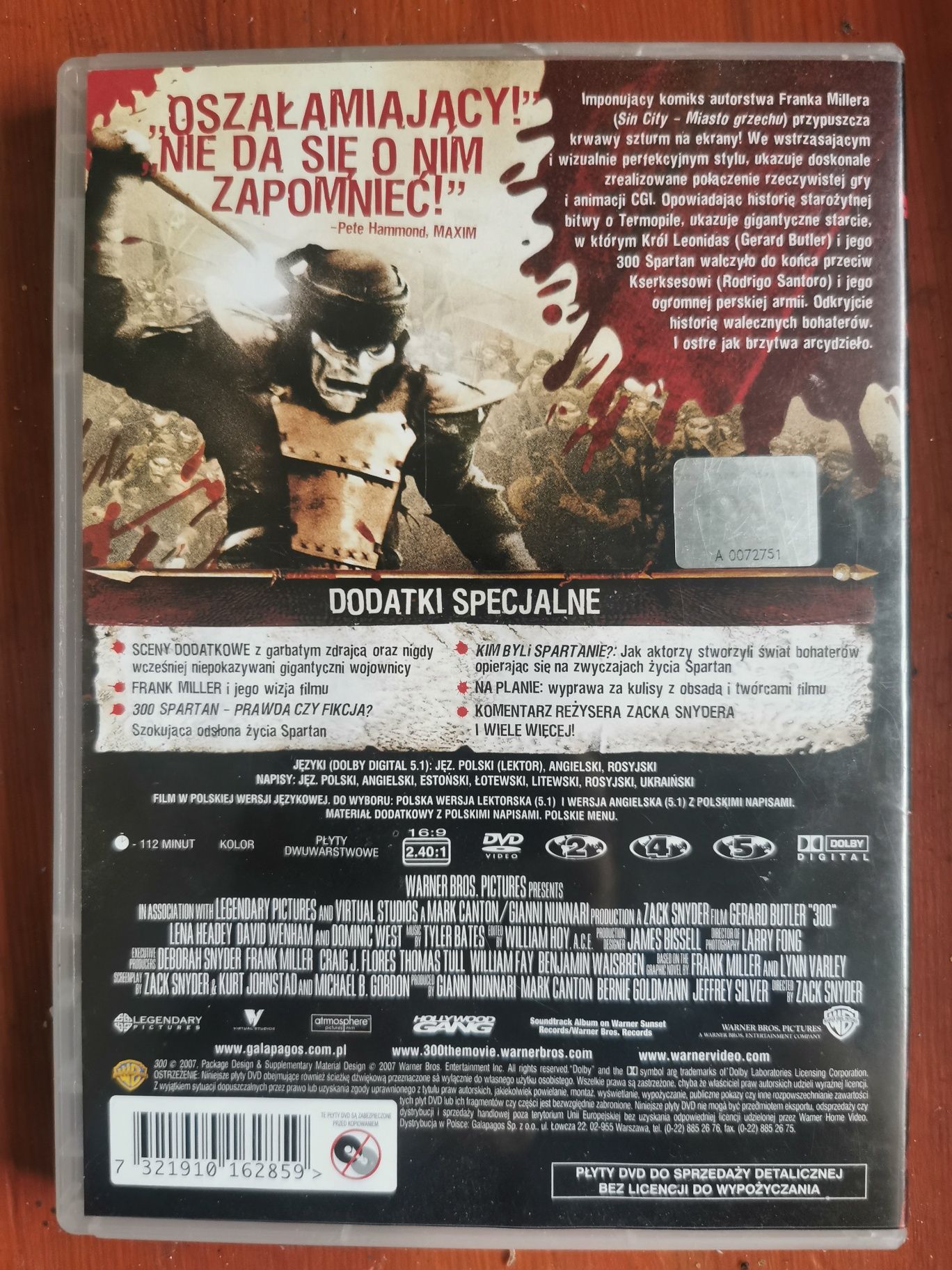"300" film o Sparcie i bitwie pod Termopilami