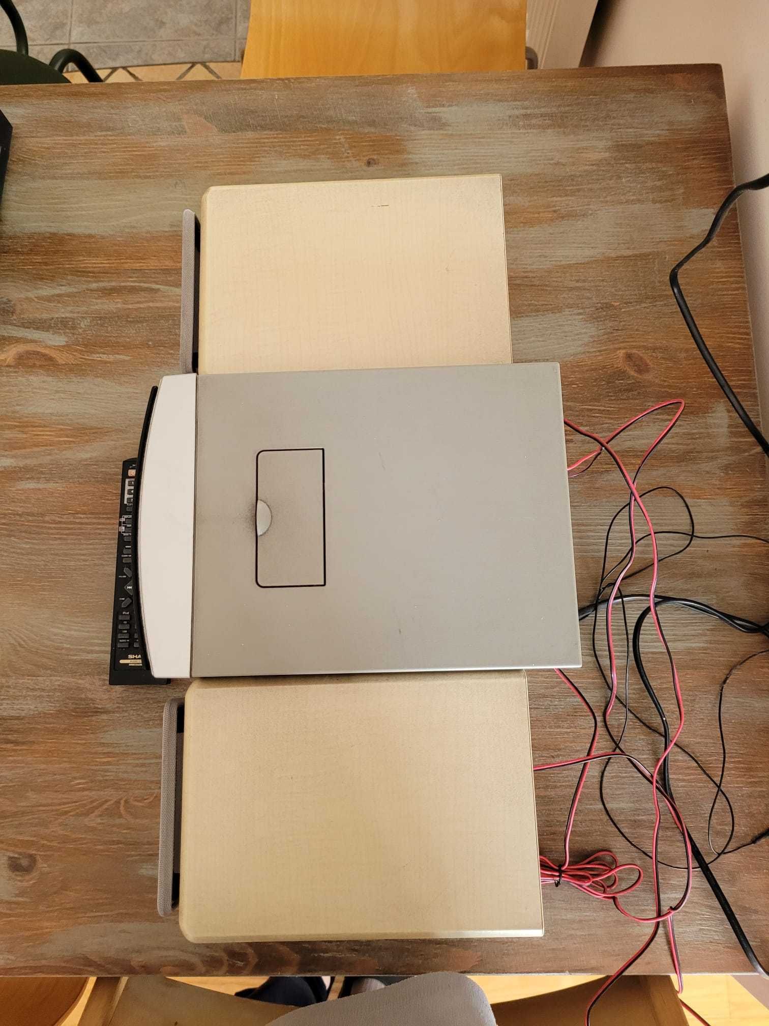 Wieża SHARP i kolumny JVC 20W