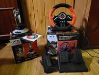 Kierownica Apollo z pedałami i ręcznym + Joystick Typhon FX