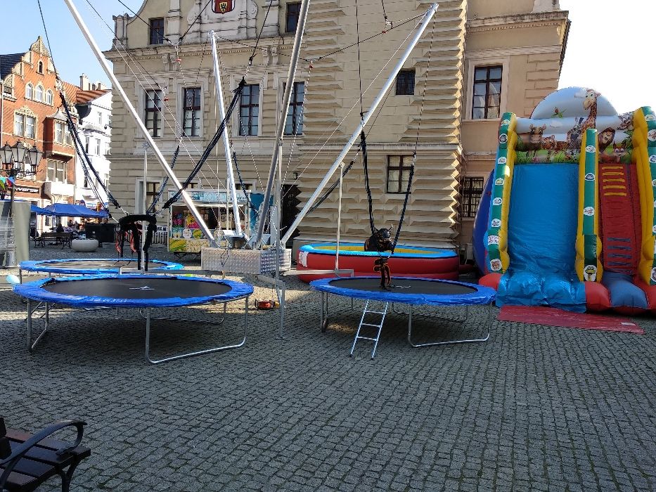 Byk rodeo dmuchance festyny zjeżdżalnia eurobungee wata cukrowa popcor