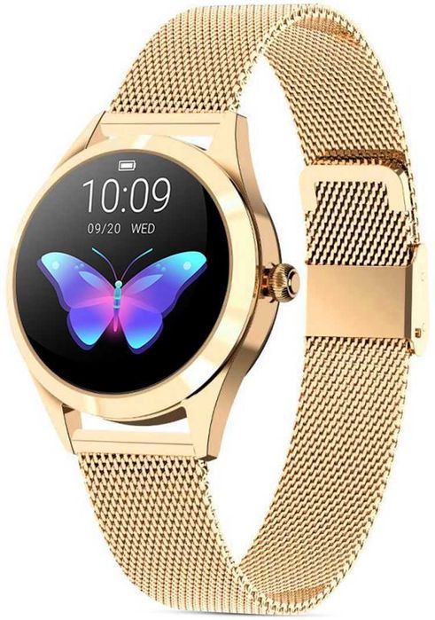 Smartwatch Damski Gold/Black + Pasek. Darmowa dostawa