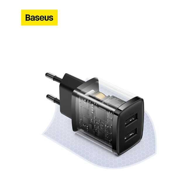 Baseus 10.5W USB портативний зарядний пристрій блок зарядка