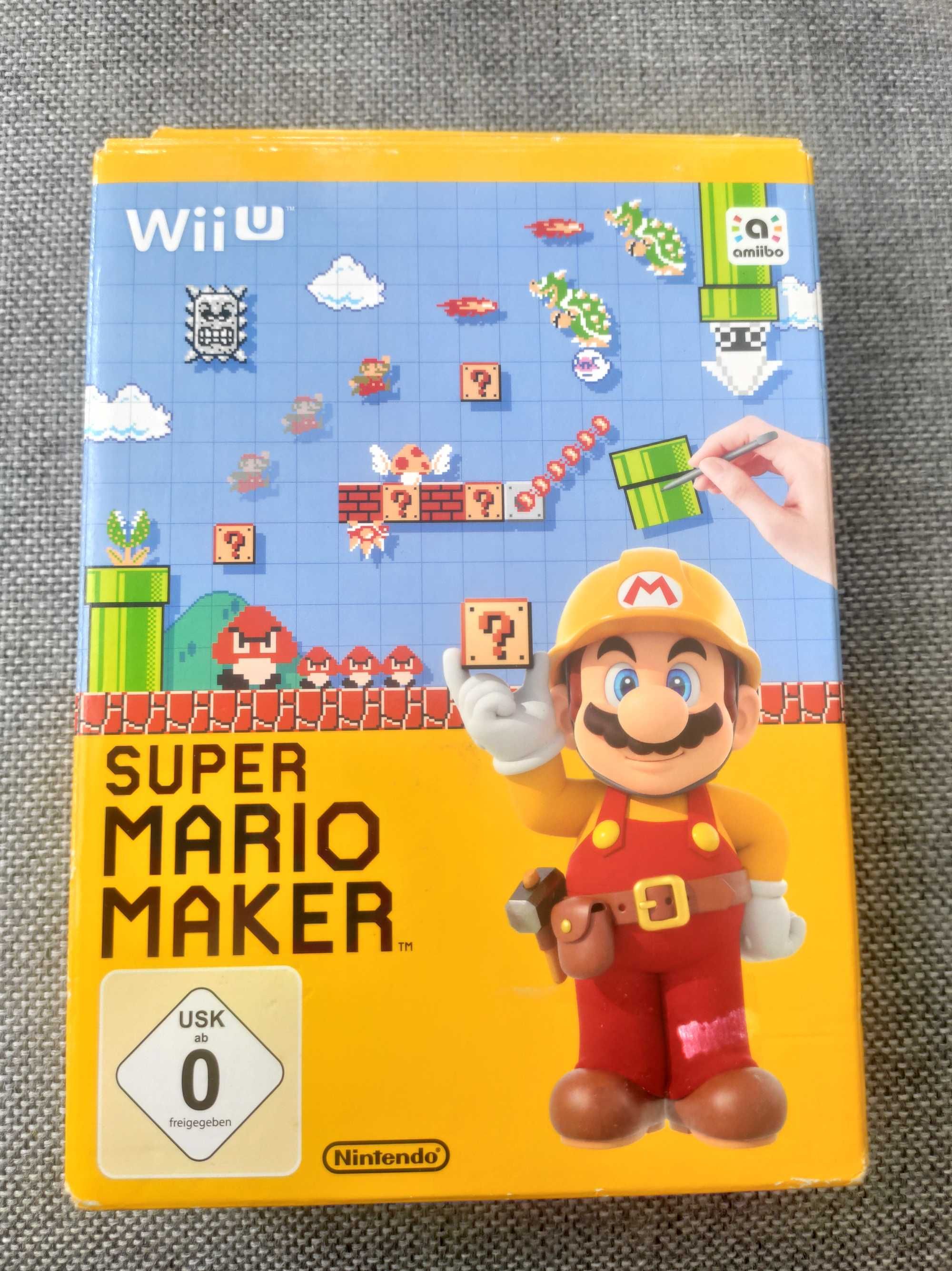 Super Mario Maker - Nintendo Wii U WiiU gra PAL BOX artbook
