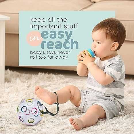 Ремінець безпеки для кріплення іграшок Baby Buddy Secure-A-Toy 4шт