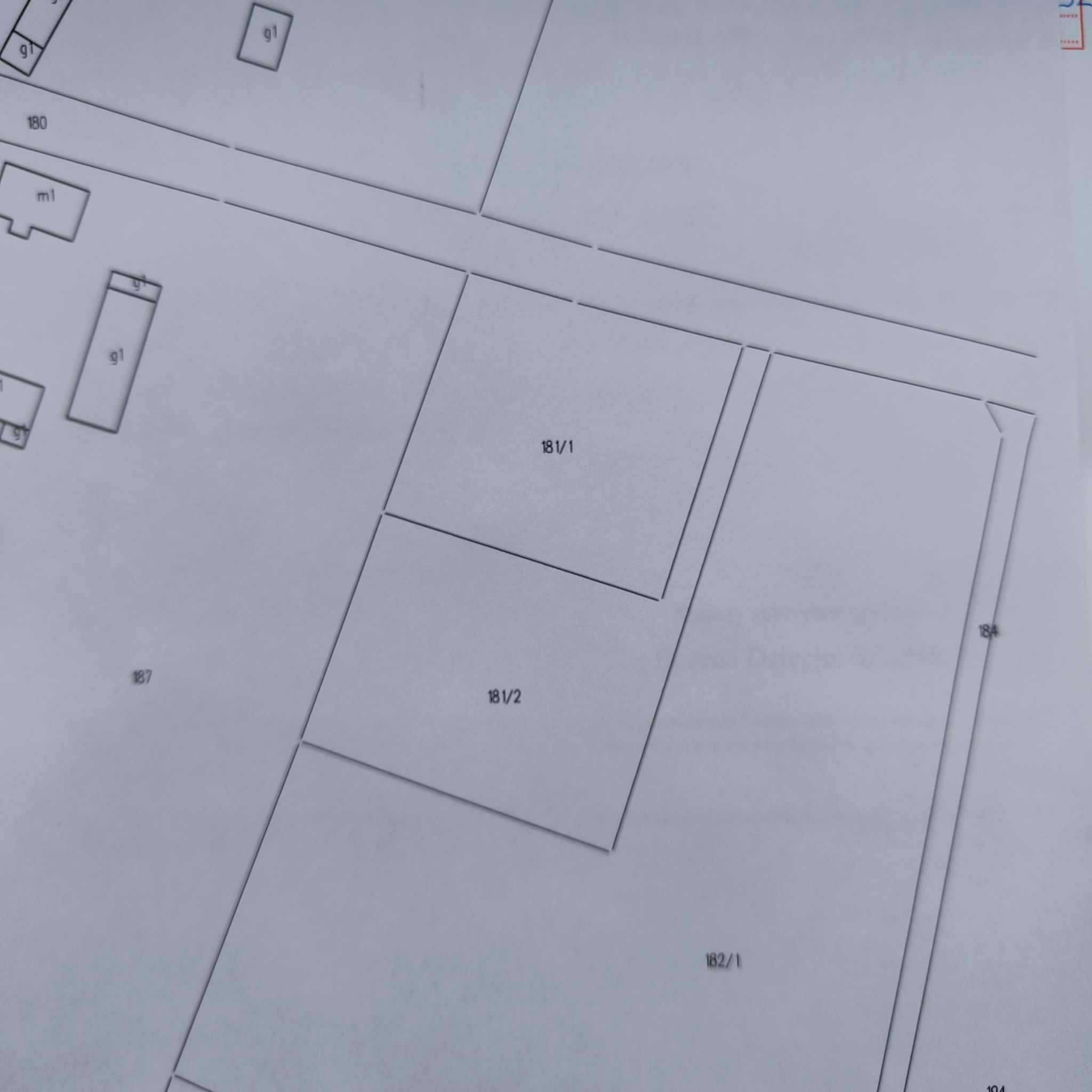 Działka pod zabudowę mieszkaniową jednorodzinną Mózgowo