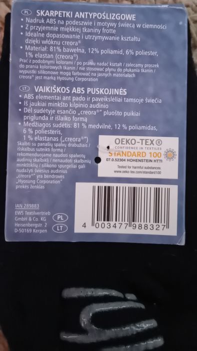 Nowe skarpetki antypoślizgowe 27-30