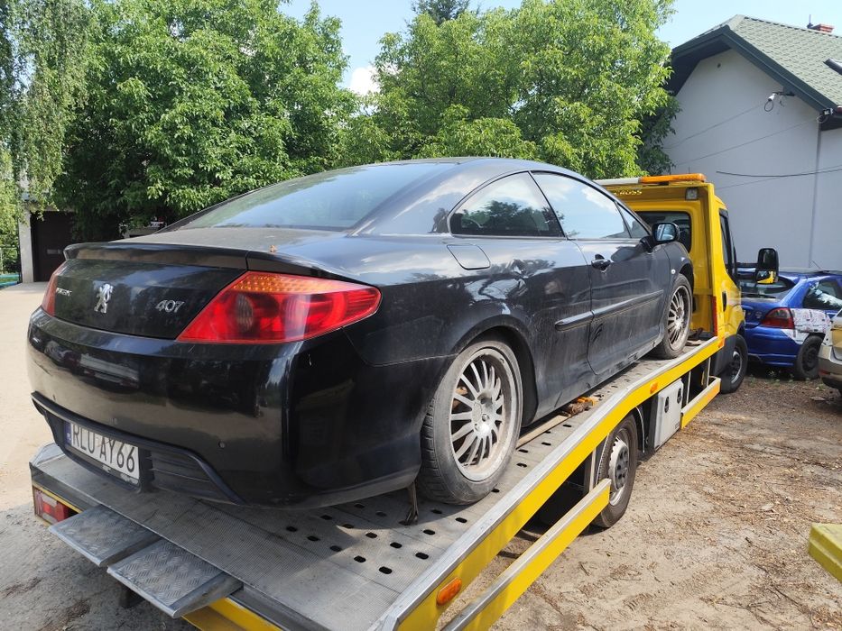 Peugeot 407 coupe,benzyna 2.2 Europa na części W-wa
