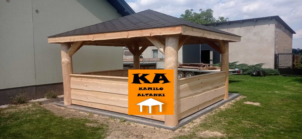 Altanka, Altana, Altanki, Altany na grubym balu ogrodowe