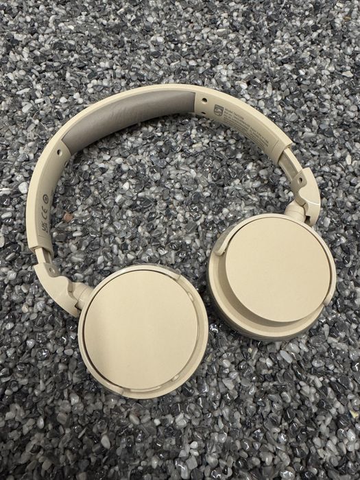 Słuchawki bezprzewodowe PHILIPS TAH3209 kremowe bezowe
