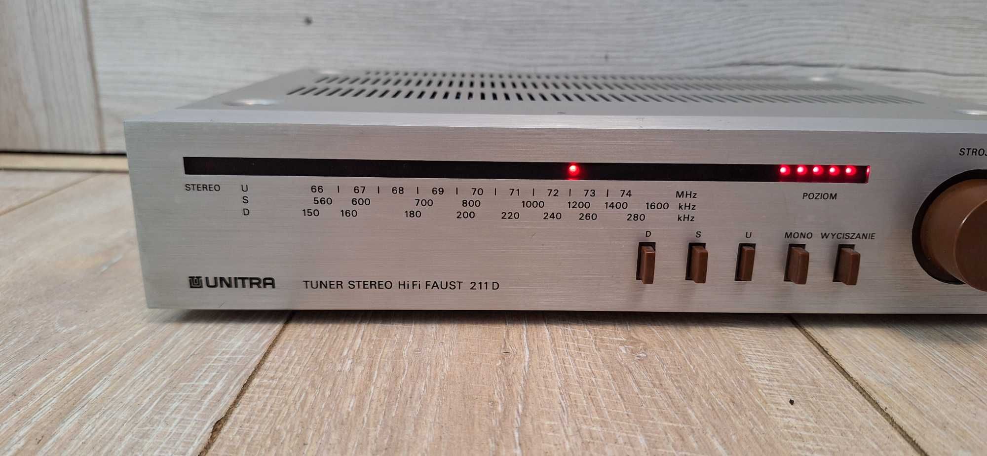 Tuner Unitra Faust 211 D ! 100 % Sprawny ! Przestrojony !! OKAZJA !