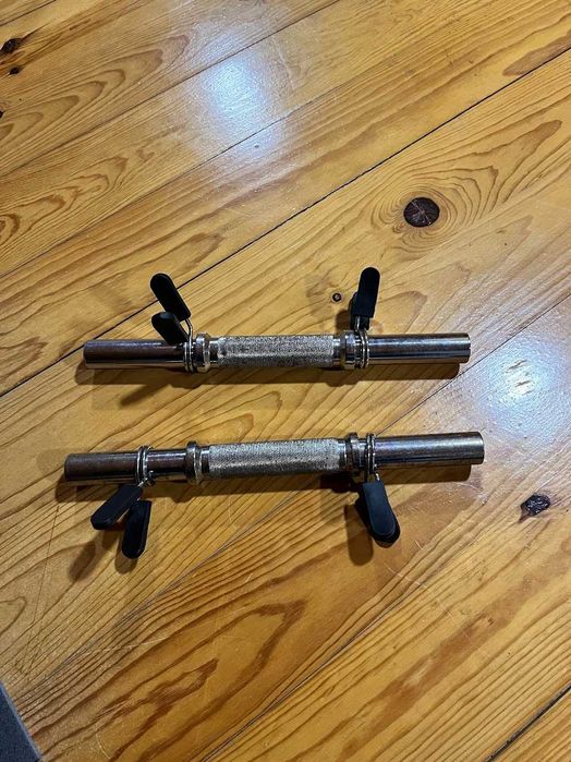 Barras para halteres de musculacao