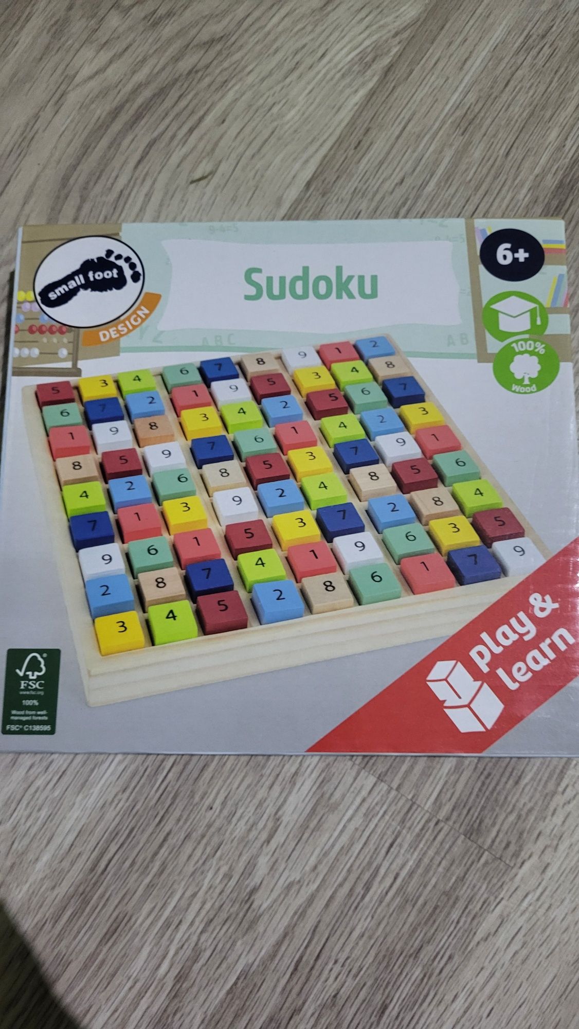 Sudoku drewniane small foot