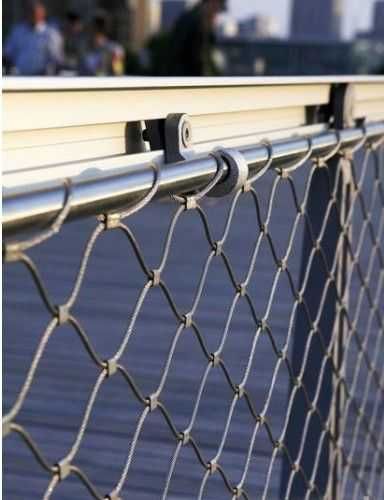 Сетка тросиковая нержавеющая Сітка канатна Дизайнерська Архітектурна