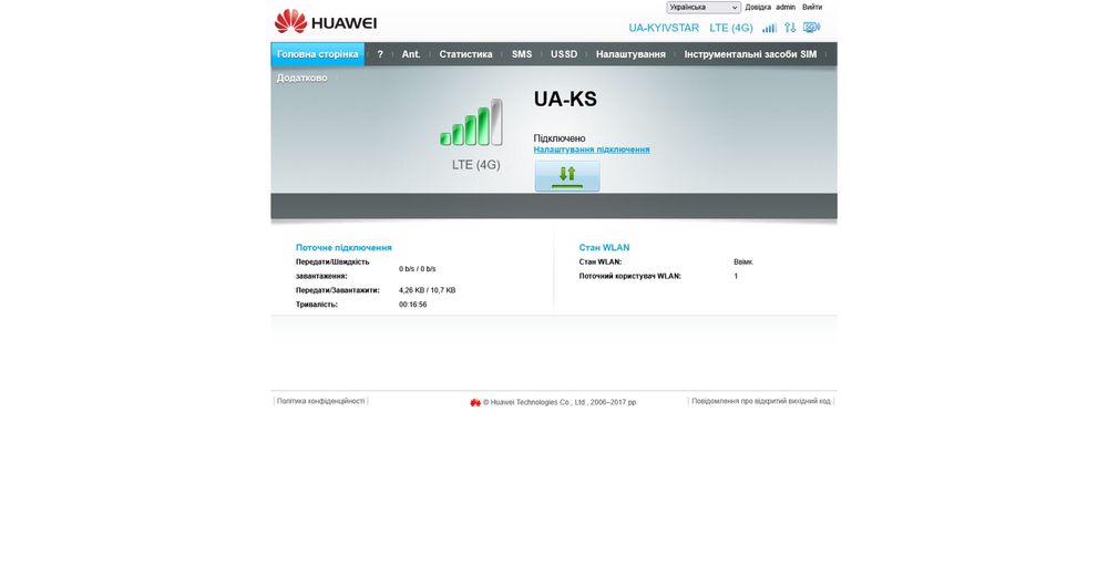 WiFi роутер 3G/4G Huawei B525s-23a для Київстар, Vodafone, Lifecell