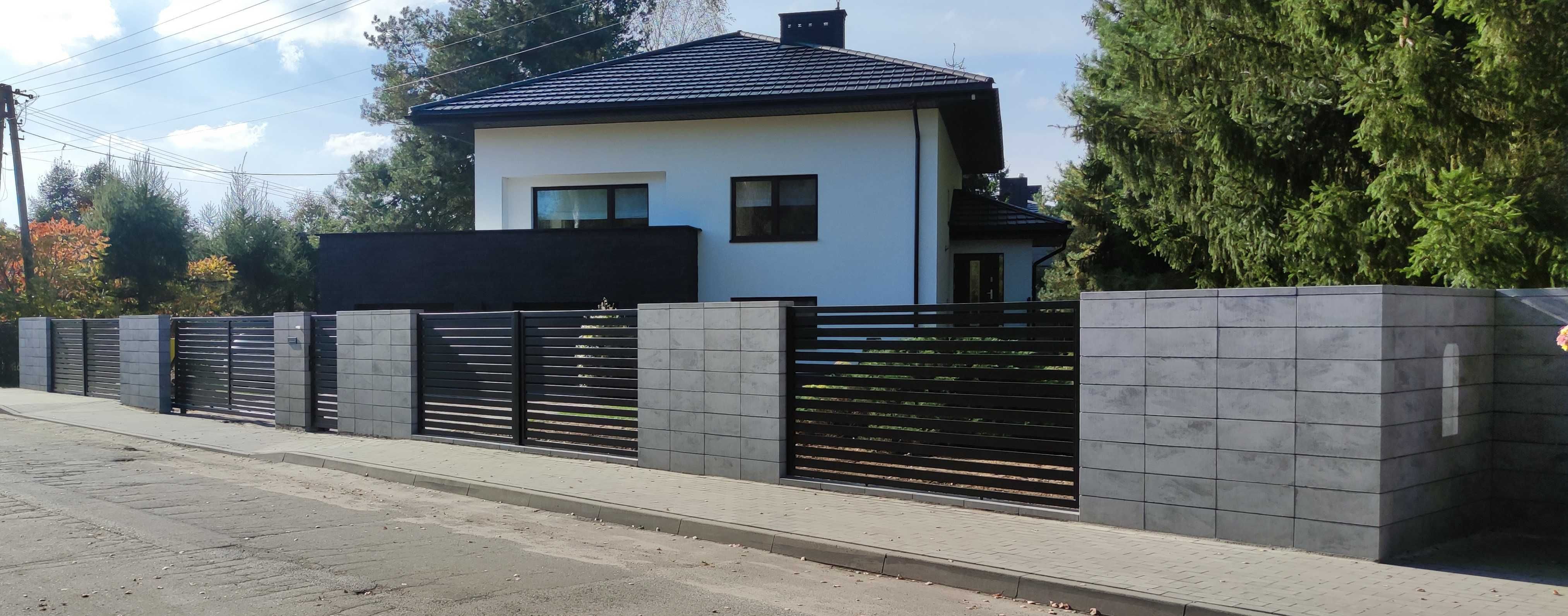 Brama Furtka Przęsła Balustrada Pełny Zakres
