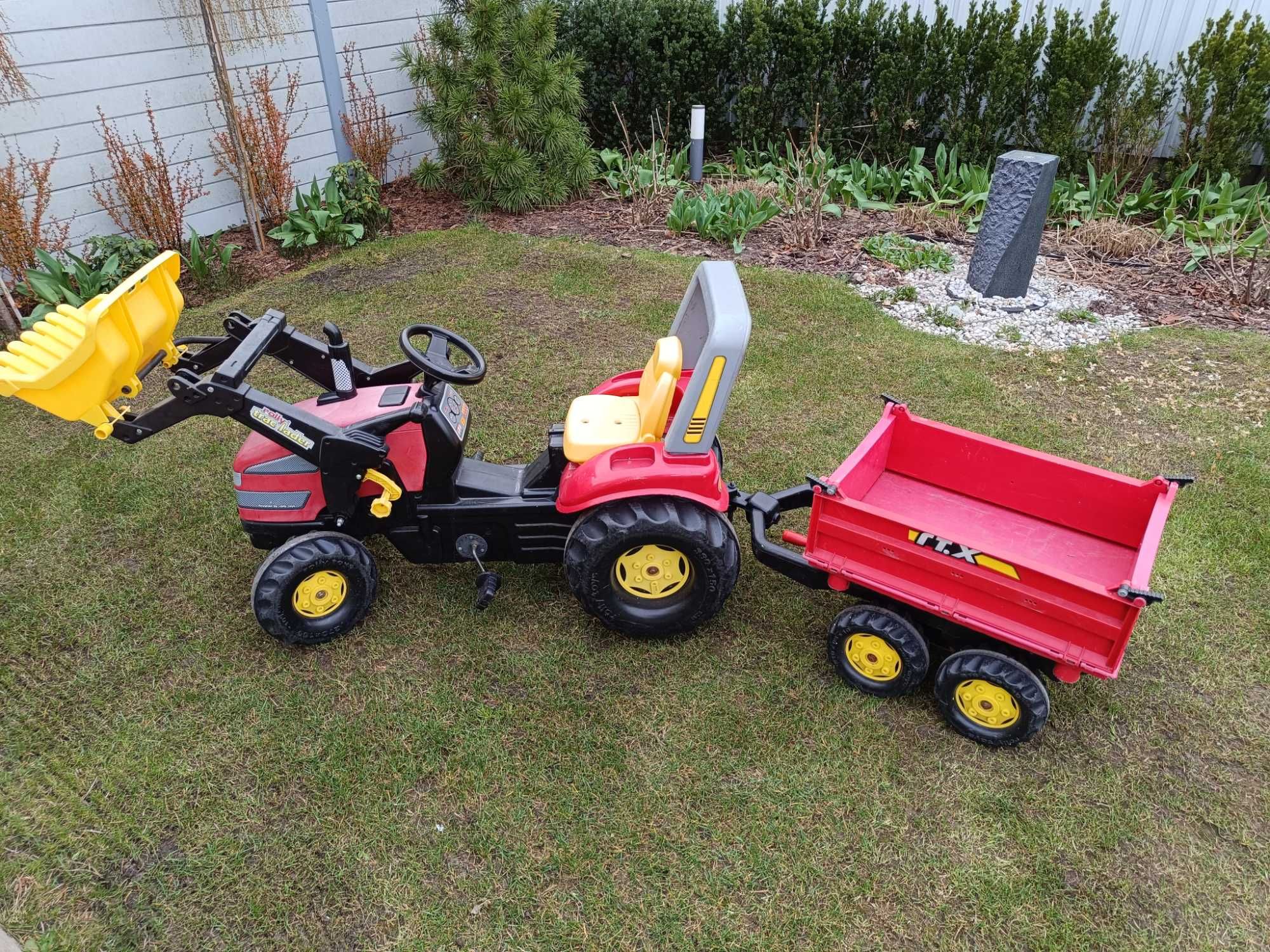 Traktor X-Trac Rolly Toys+ przyczepa