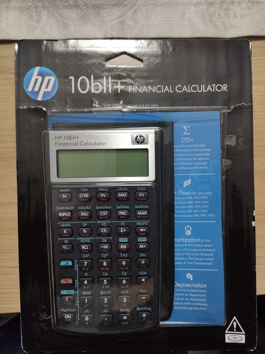 Calculadora financeira HP 10 bll