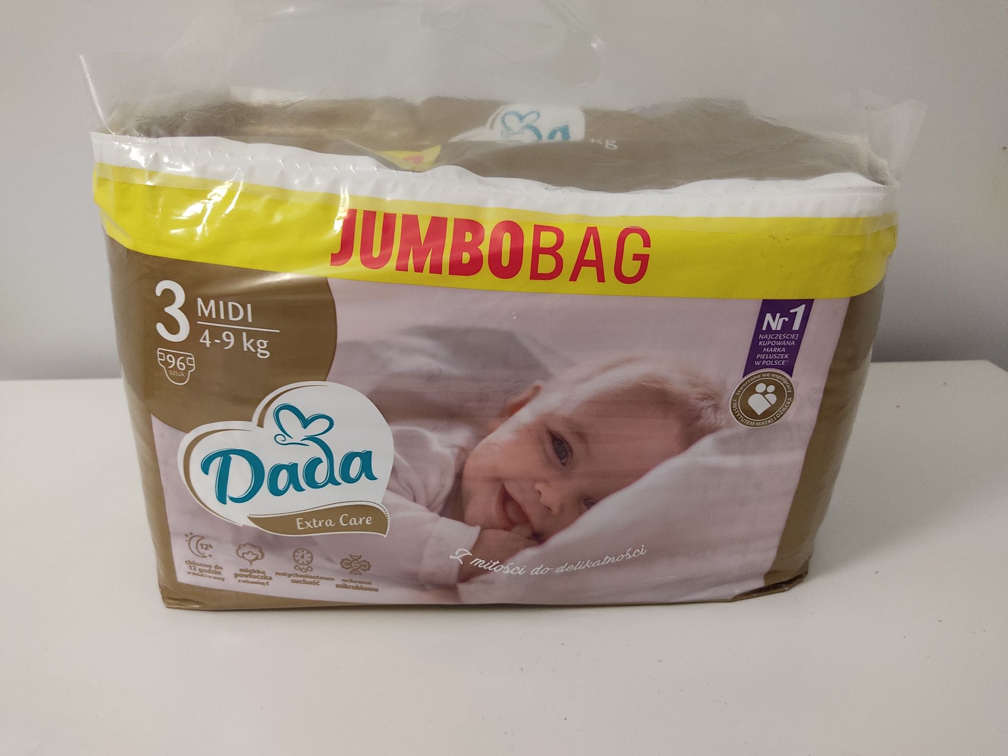 Pieluchy pieluszki pampersy Dada extra care 3 jumbobag