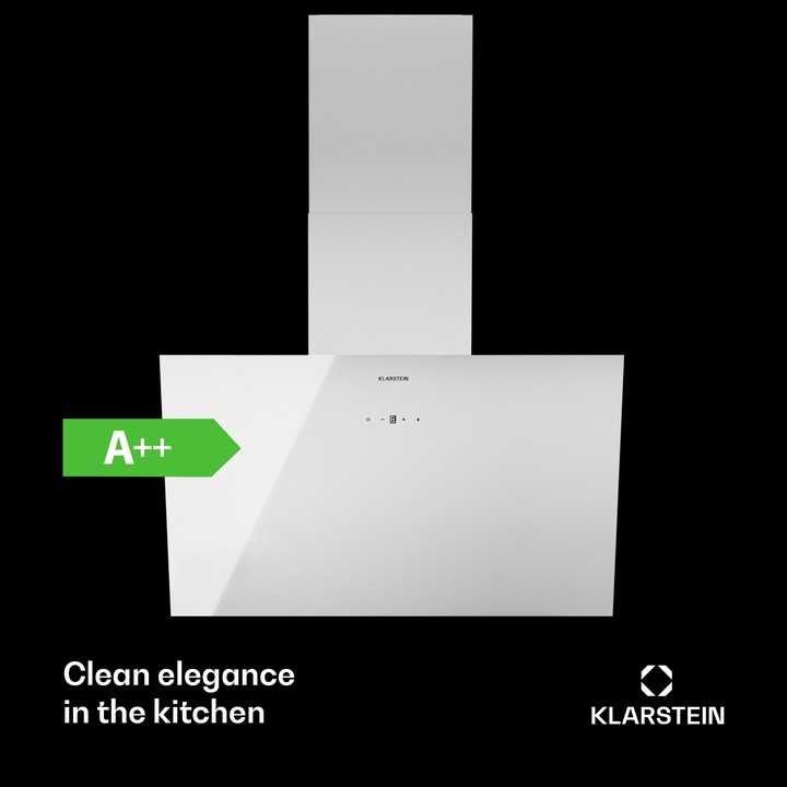 Okap kuchenny kominowy wyciąg 60cm 247 m³/h LED panel dotykowy