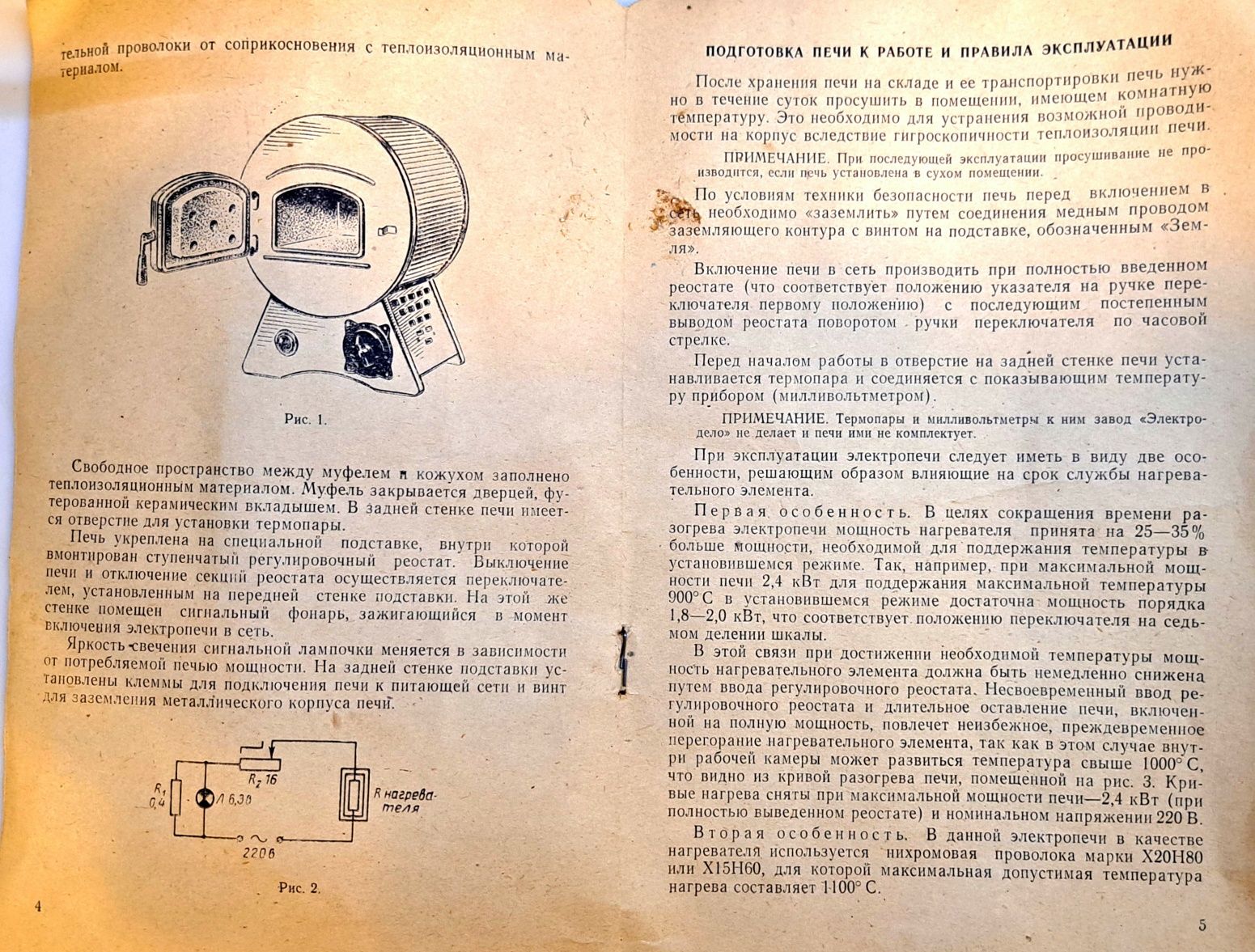 Муфельна піч ПМ-8, СРСР, невживана