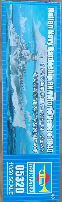 Pancernik VITTORIO VENETO 1:350 plastikowy model do sklejania