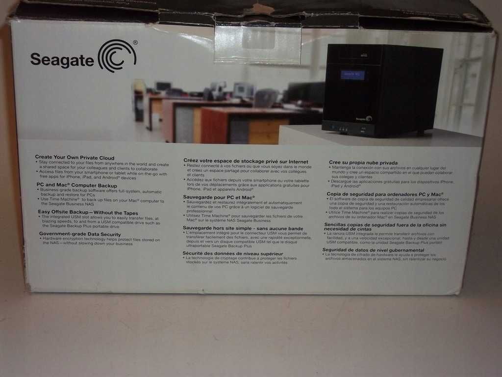 Serwer plików NAS Seagate Business Storage 4-Bay NAS +Dyski 4x0,5TB