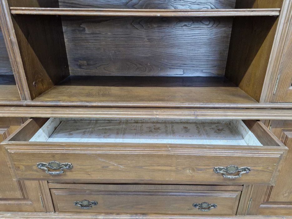 Estante de Sala de Estar em Madeira Maciça