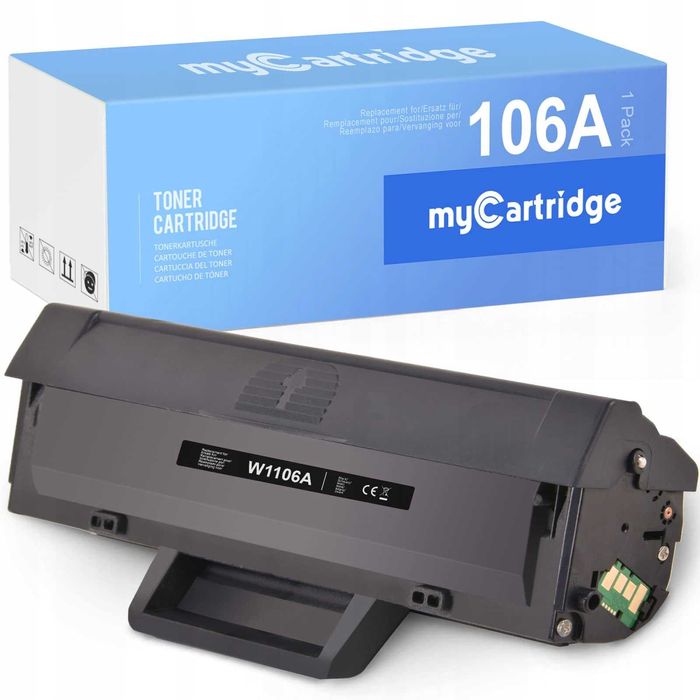MYCARTRIDGE kompatybilny z HP 106A Kaseta z czarnym tonerem W1106A