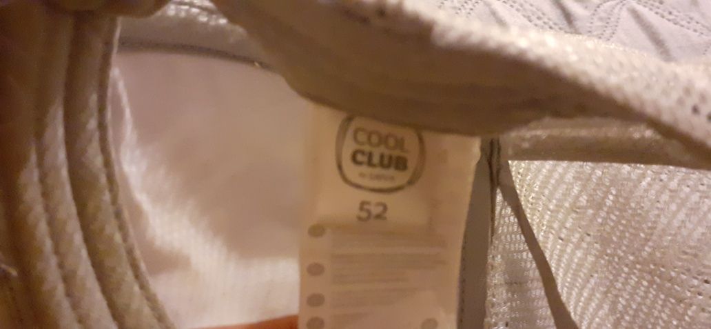 Srebrna czapka z daszkiem cool Club 52cm