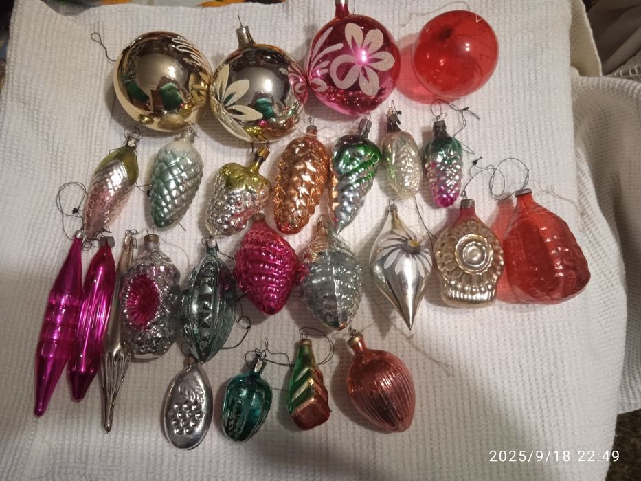 Елочные игрушки СССР