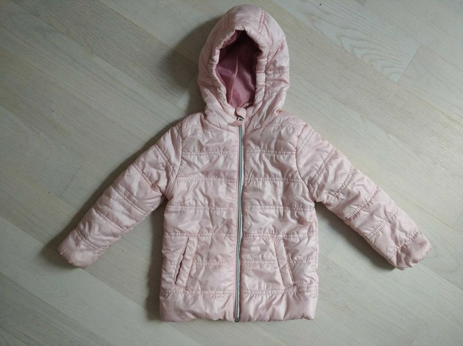 kurtka przejściowa z lekkim ociepleniem dziewczęca 110 róż