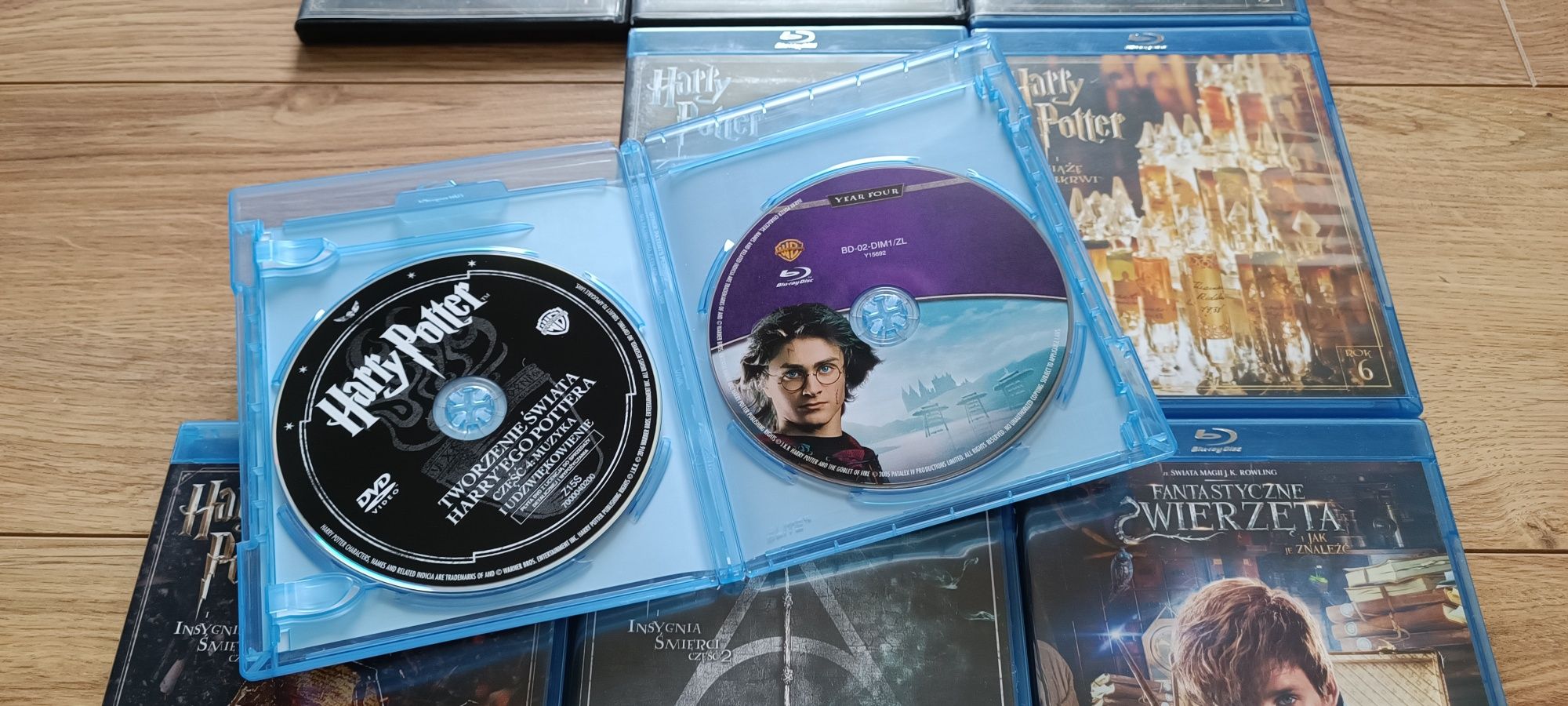 Harry Potter DVD BlueRay 9 części