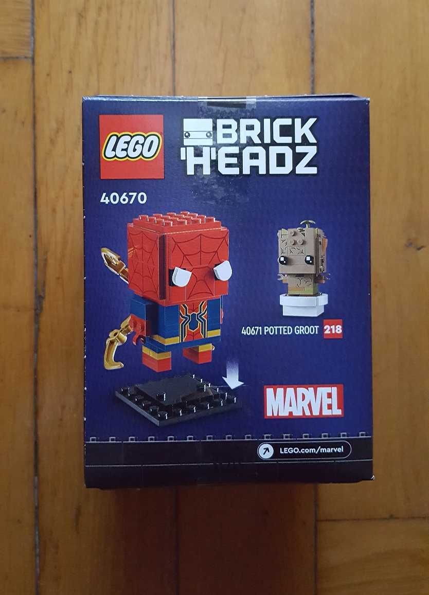 LEGO 40670 BrickHeadz - Iron Spider-Man Człowiek Pająk NOWY Wrocław
