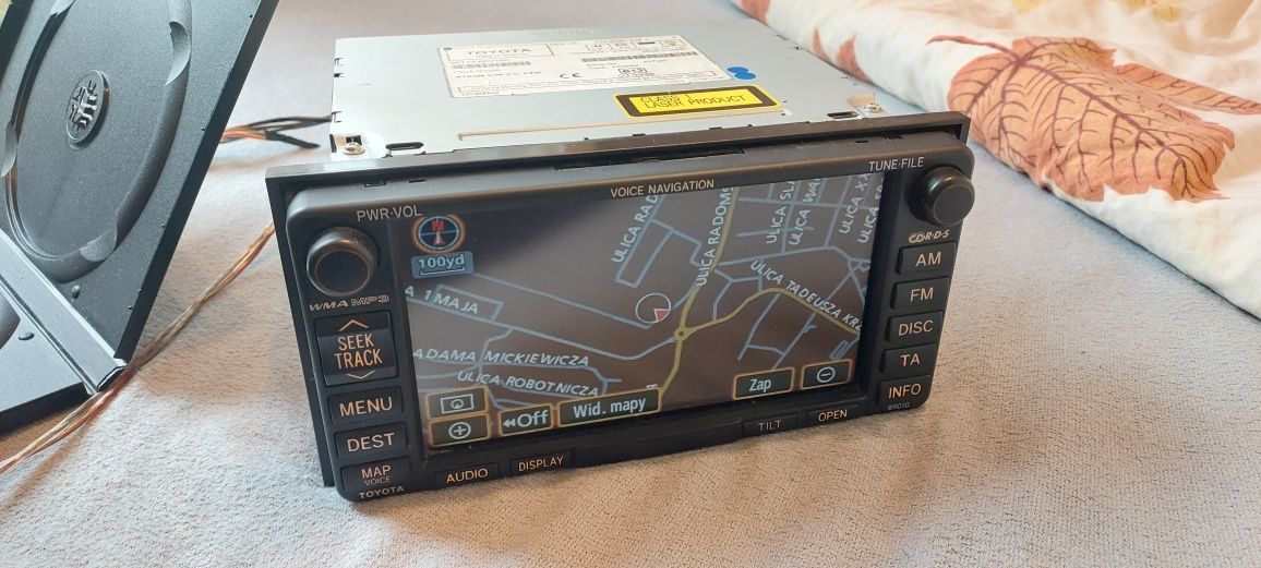 Nawigacja toyota corolla avensis laser napęd mechanizm DVD-ROM