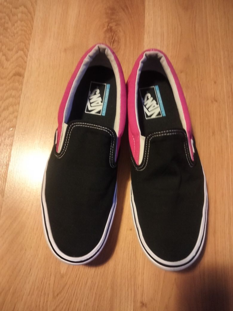 Vans Sleep-on r42,5 27,5cm 2 Tone czarno-różowe super stan