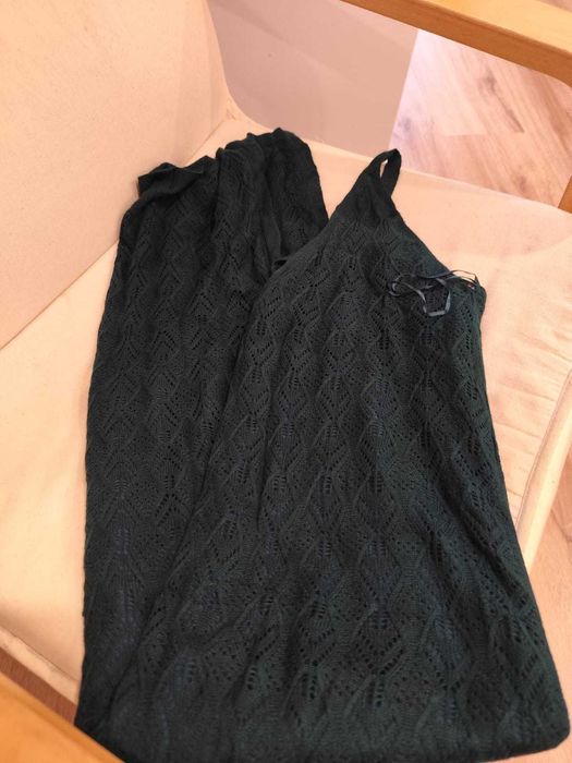 Vestido verde escuro