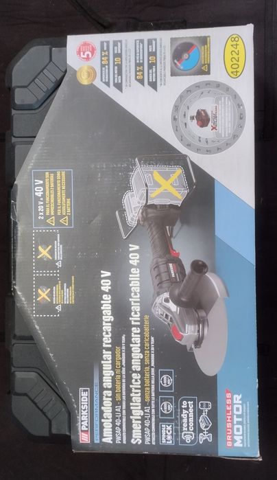 Rebarbadora a bateria performance 40V Parkside