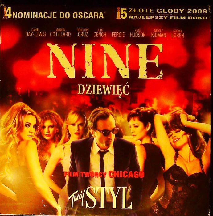 Nine. Dziewięć. Musical pełen gorących emocji, seksu, muzyki i tańca