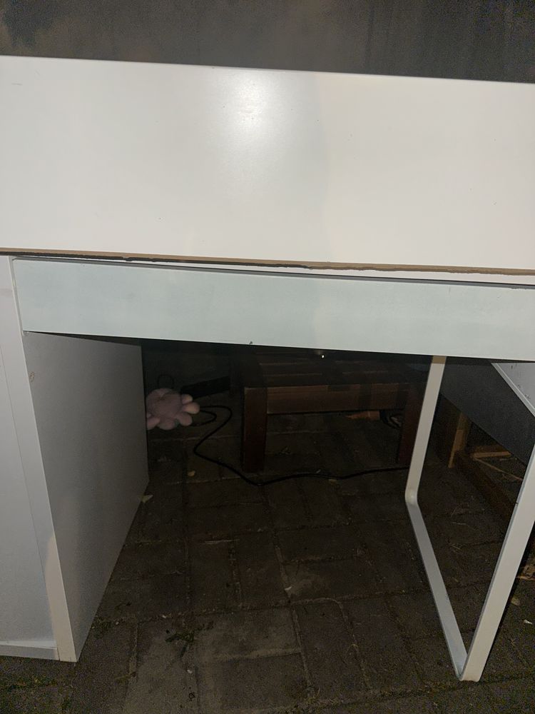 Biurko ikea białe