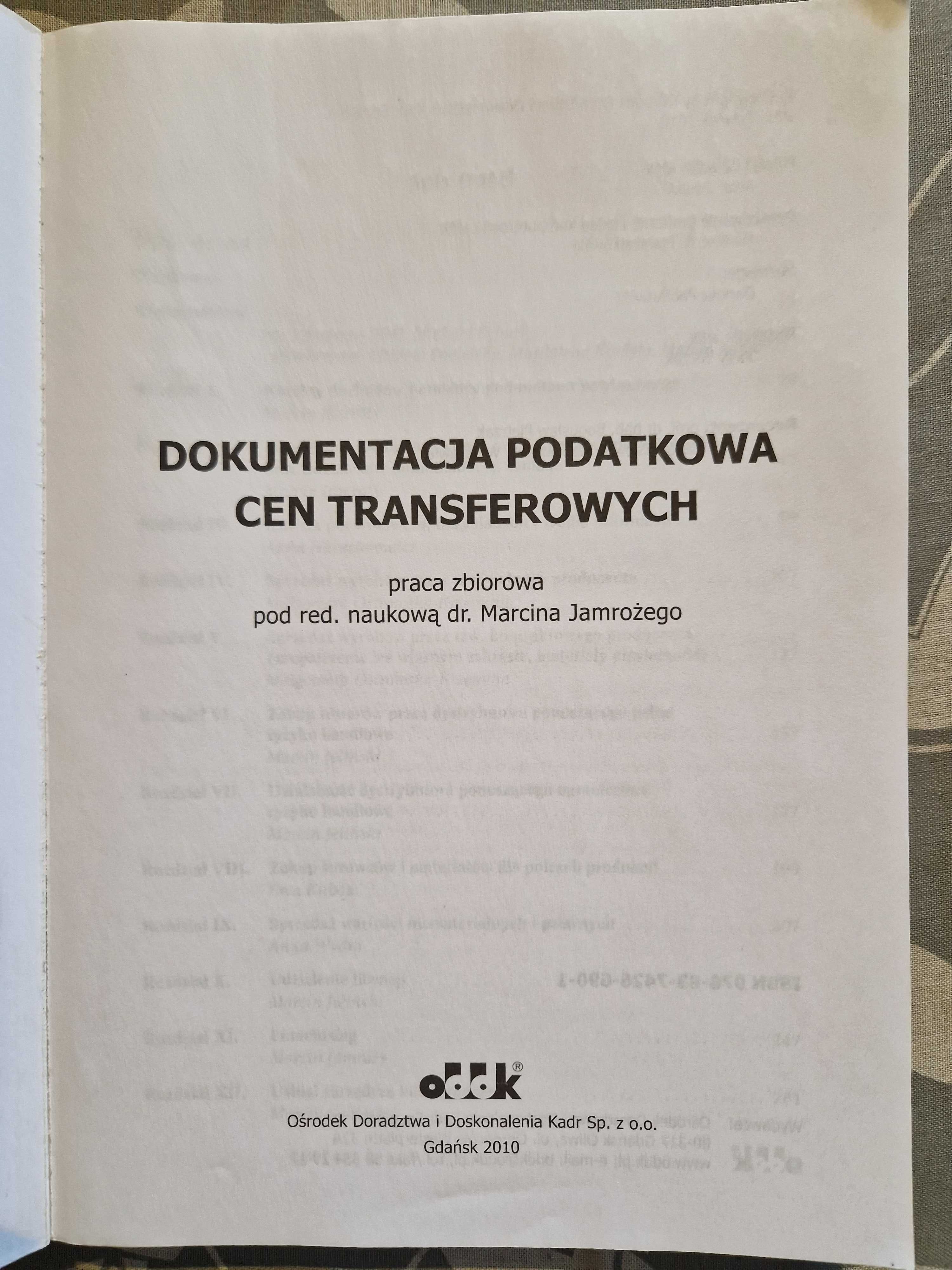 Książka Dokumentacja podatkowa cen transfetowych