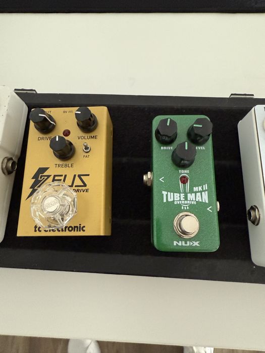 Pedais analogicos p/guitarra