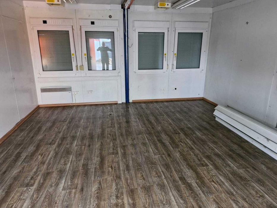 Kontener DUO mieszkalny / usługowy / biurowy / socjalny 6x5 m srebrny