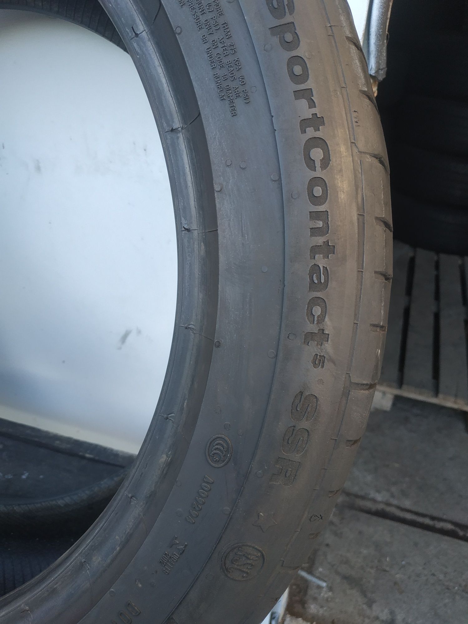 Шины резина лето 225/50 R18 continental contisportcontact 5 SSR (BMW)