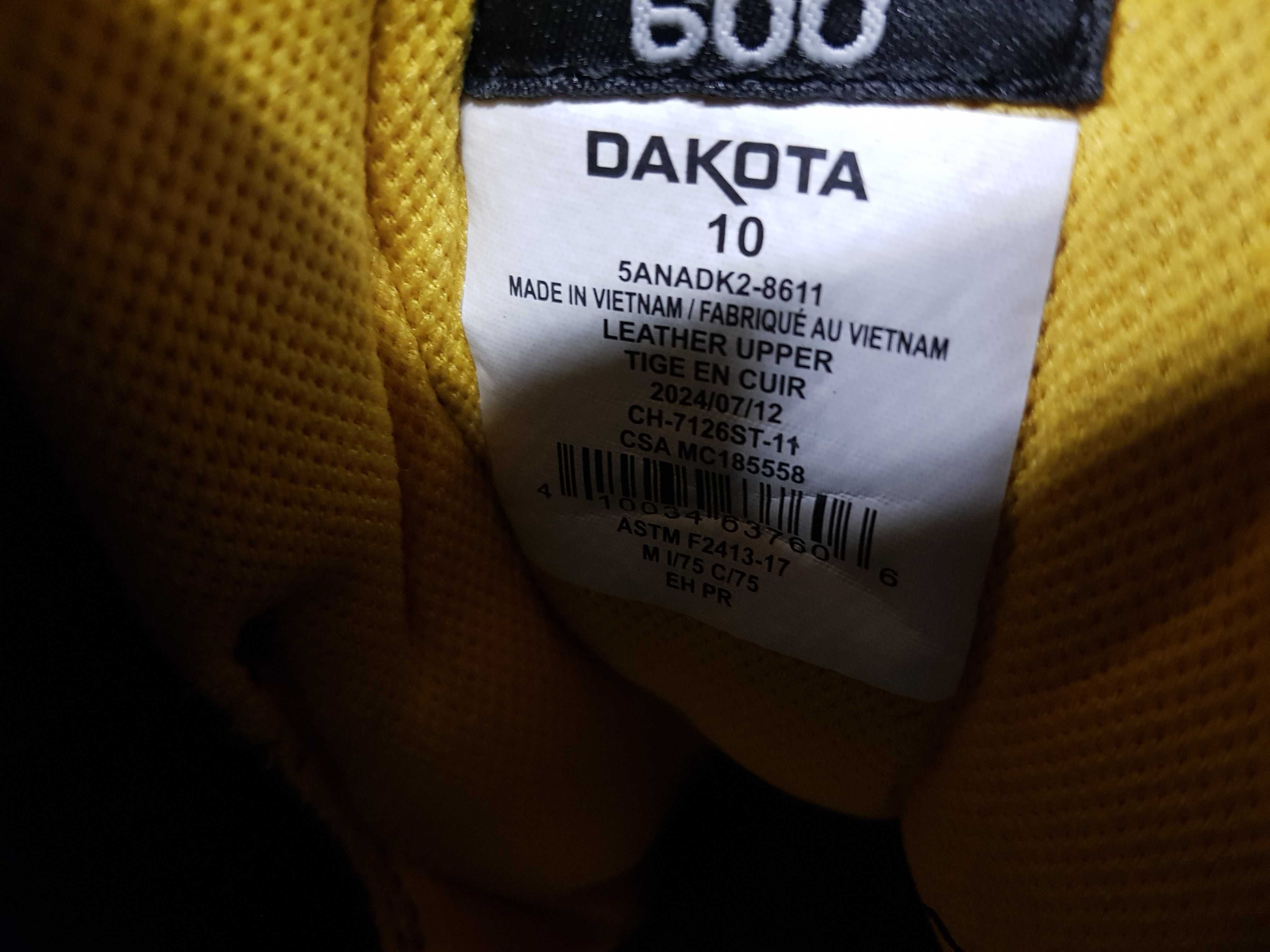 Buty robocze DAKOTA rozm 43 wkł 28 cm